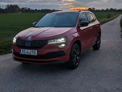 Gebraucht Skoda Karoq SportLine 150 PS (110 kW) 2021 Rot SUV