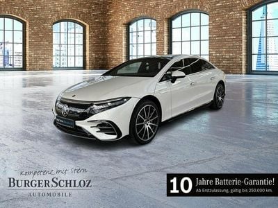 Gebraucht Mercedes EQS450+ 244 kW (333 PS) 2022 Designo diamantweiß bright Limousine