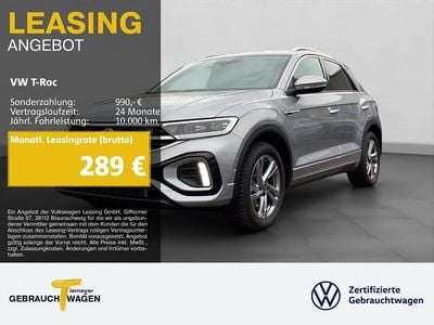 Gebraucht VW T-Roc R-line 190 PS (139 kW) 2024 Silber SUV