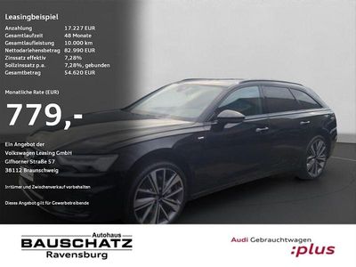 Mythosschwarz metallic Gebraucht 2025 Audi A6 S-Line Kombi | 79.830 €