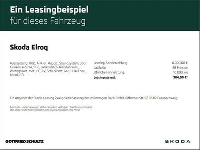 Nuova Skoda Elroq RS 250 kW (340 CV) 2026 Nero SUV