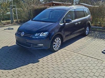 Gebraucht VW Sharan 204 PS (150 kW) 2016 Blau Van / Kleinbus