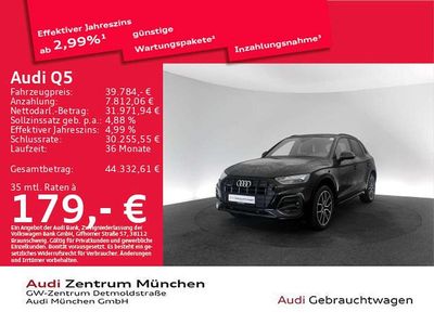 Gebraucht Audi Q5 Ambiente 204 PS (150 kW) 2023 Mythosschwarz metallic SUV