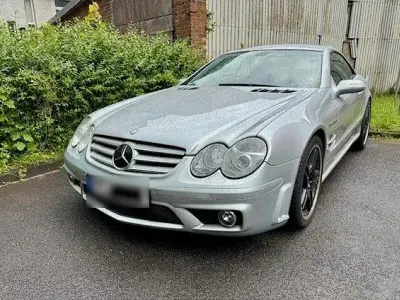 Gebraucht Mercedes SL500 AMG 387 PS (284 kW) 2007 Silber Cabrio