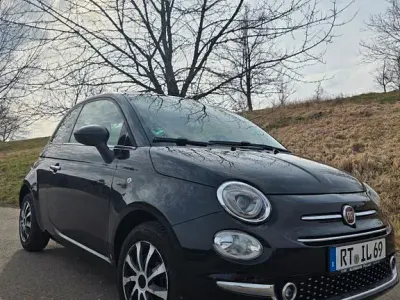 Gebraucht Fiat 500 Lounge 69 PS (50 kW) 2017 Schwarz Limousine