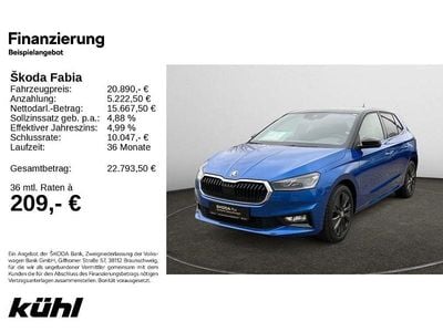 Usata Skoda Fabia Style 150 CV (110 kW) 2022 Blu Utilitaria
