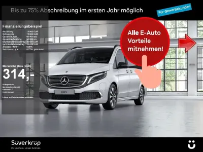 Gebraucht Mercedes EQV300 Avantgarde 150 kW (204 PS) 2022 Weiß Van / Kleinbus