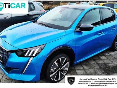 Gebraucht Peugeot e-208 GT 100 kW (136 PS) 2021 Vertigo blau perlmutt Kleinwagen