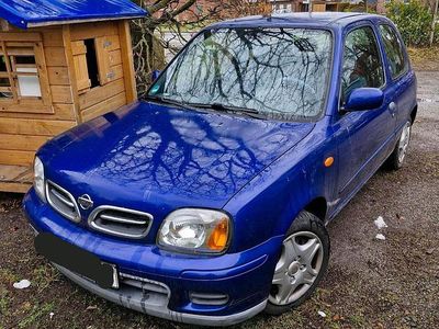 Gebraucht Nissan Micra 2002 Blau Kleinwagen