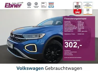 Second-hand VW T-Roc Style 110 CP (80 kW) 2022 Albastru SUV