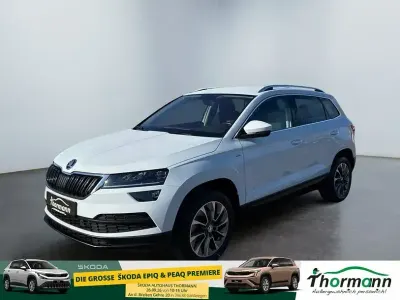 Gebraucht Skoda Karoq Clever 150 PS (110 kW) 2022 Moonweiss SUV