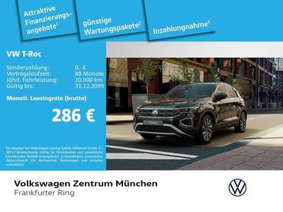 Schwarz Gebraucht 2025 VW T-Roc Goal SUV | 29.480 € (Superpreis)