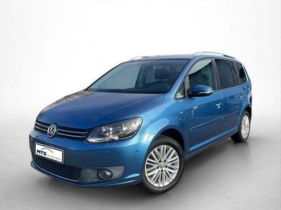 Gebraucht VW Touran Cup 105 PS (77 kW) 2014 Blau Van / Kleinbus