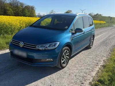 Gebraucht VW Touran Sound 150 PS (110 kW) 2017 Blau Van / Kleinbus