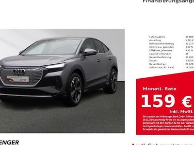 Taifungrau metallic Gebraucht 2022 Audi Q4 Sportback e-tron Advanced SUV | 26.880 € (Fairer Preis)