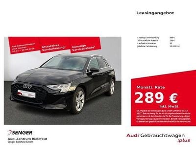 Gebraucht Audi A3 Ambiente 116 PS (85 kW) 2025 Schwarz Limousine