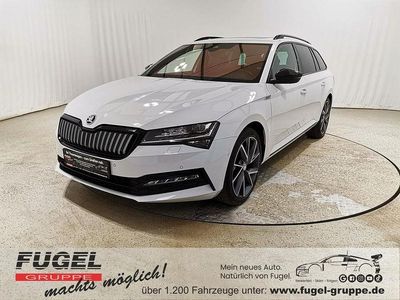 Gebraucht Skoda Superb SportLine 218 PS (160 kW) 2022 Moonweiss metallic Kombi