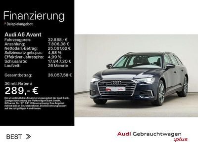 Gebraucht Audi A6 Design 204 PS (150 kW) 2022 Blau Kombi