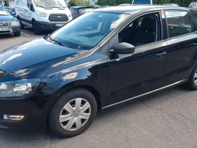 Gebraucht VW Polo Trendline 69 PS (50 kW) 2011 Schwarz Kleinwagen