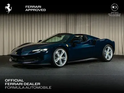 Nuova Ferrari 296 2025 Blu Cabrio