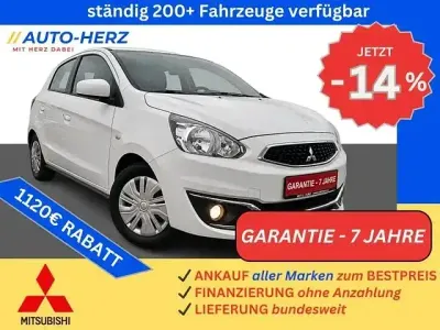 Gebraucht Mitsubishi Space Star 71 PS (52 kW) 2019 Weiß Kleinwagen