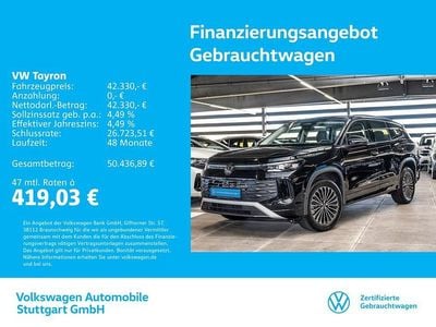 Grenadillschwarz metallic Gebraucht 2025 VW Tayron Life SUV | 39.830 €