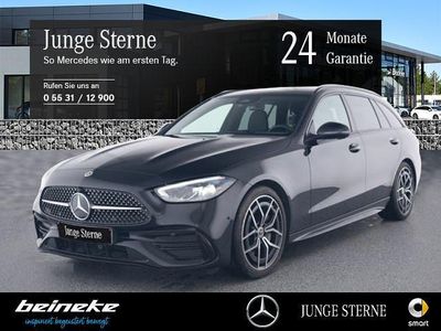 Gebraucht Mercedes C200 AMG 204 PS (150 kW) 2024 Lack obsidianschwarz Kombi
