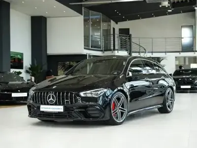 Brugt Mercedes CLA45 AMG AMG 422 HK (310 kW) 2020 Sort Stationcar