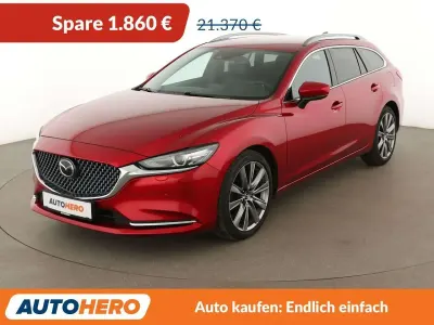 Gebraucht Mazda 6 Sports-Line 194 PS (142 kW) 2019 Soul red crystal Kombi