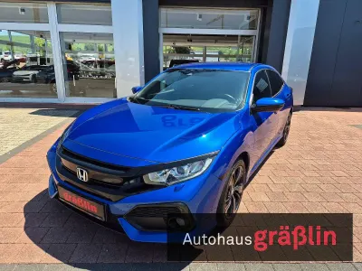 Gebraucht Honda Civic Elegance 129 PS (94 kW) 2017 Blau Limousine