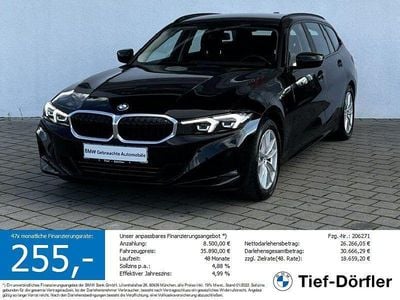 Schwarz uni Gebraucht 2023 BMW 318 Sport Line Kombi | 28.990 € (Guter Preis)