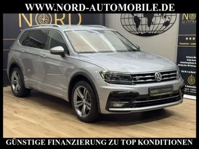 Gebraucht VW Tiguan Allspace R-line 150 PS (110 kW) 2021 Pyrite silver metalli (metallic) SUV
