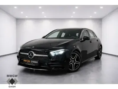 Gebraucht Mercedes A220 AMG line 190 PS (139 kW) 2019 Kosmosschwarz Limousine