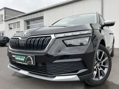 Gebraucht Skoda Kamiq ScoutLine 150 PS (110 kW) 2023 Schwarz SUV