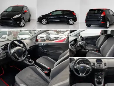 Gebraucht Ford Fiesta 101 PS (74 kW) 2015 Schwarz Kleinwagen