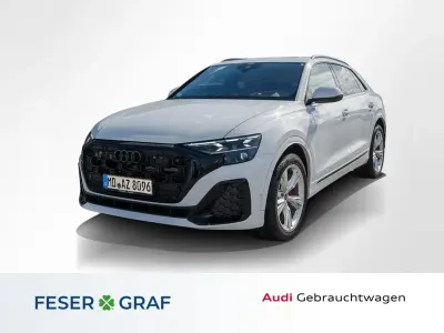 Gebraucht Audi Q8 S-Line 286 PS (210 kW) 2025 Gletscherweiß metallic SUV