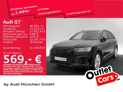 Usata Audi Q7 Sport 381 CV (280 kW) 2021 Nero SUV