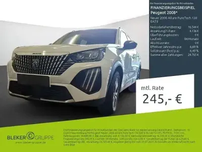 Gebraucht Peugeot 2008 Allure 131 PS (96 kW) 2024 Weiß SUV