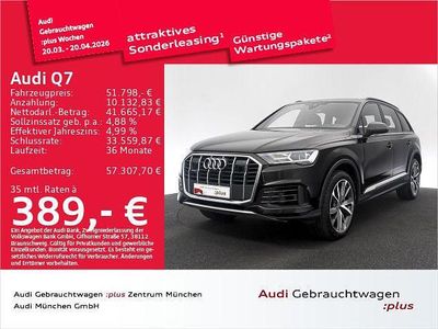 Gebraucht Audi Q7 S-Line 381 PS (280 kW) 2022 Schwarz SUV
