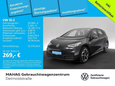 Gebraucht VW ID.3 Pro Performance 150 kW (204 PS) 2022 Grau Kleinwagen