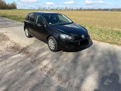 Gebraucht VW Golf VI Trendline 80 PS (58 kW) 2010 Schwarz Kleinwagen