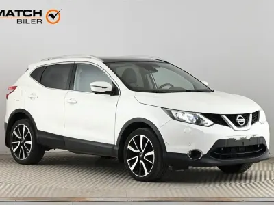 Gebraucht Nissan Qashqai Tekna 116 PS (85 kW) 2015 Weiß SUV