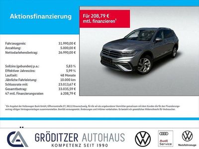 Pyrit silber Gebraucht 2024 VW Tiguan Allspace Life SUV | 31.989 € (Guter Preis)