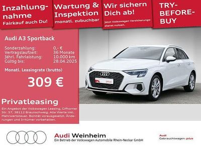 Weiß Gebraucht 2024 Audi A3 Sport Limousine | 36.299 € (Fairer Preis)