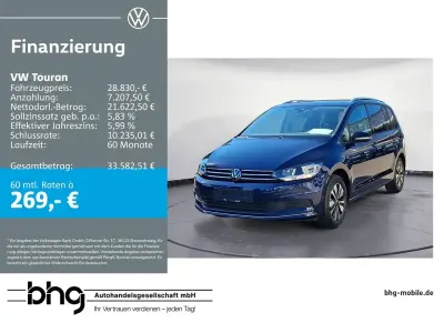 Gebraucht VW Touran Goal 150 PS (110 kW) 2025 Blau Van / Kleinbus