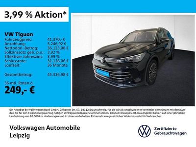 Schwarz Gebraucht 2025 VW Tiguan Elegance SUV | 41.370 € (Fairer Preis)