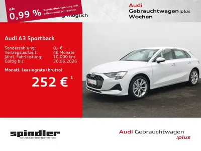 Gebraucht Audi A3 Advanced Plus 150 PS (110 kW) 2025 Gletscherweiß metallic Limousine