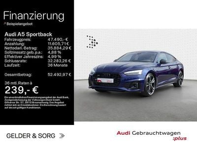 Gebraucht Audi A5 S-Line 265 PS (194 kW) 2025 Navarrablau metallic Limousine