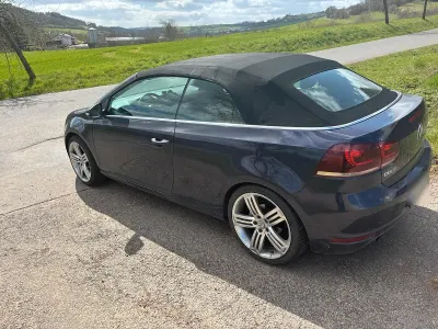 Brugt VW Golf Cabriolet Highline 105 HK (77 kW) 2012 Lilla Cabriolet