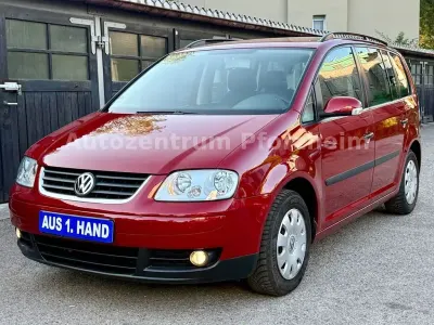 Gebraucht VW Touran 105 PS (77 kW) 2004 Rot Van / Kleinbus